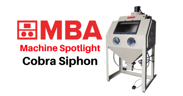 Cobra Siphon Abrasive Cabinet Spotlight