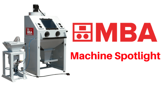 MicroBlast Industrial Blast Cabinet Machine Spotlight