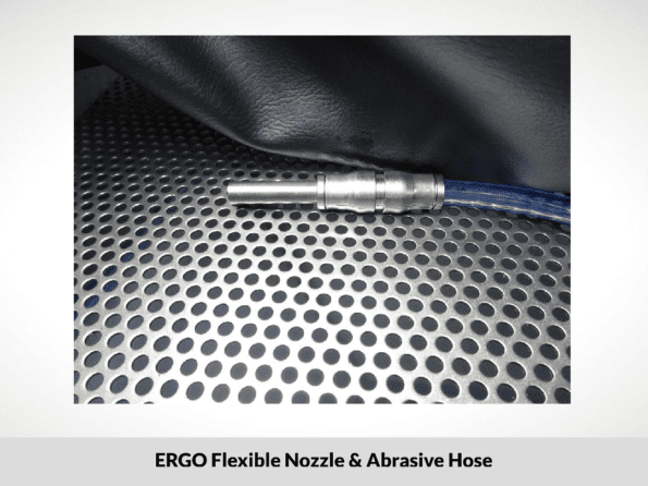 ERGO Flexible Nozzle & Abrasive Hose for blasting cabinet